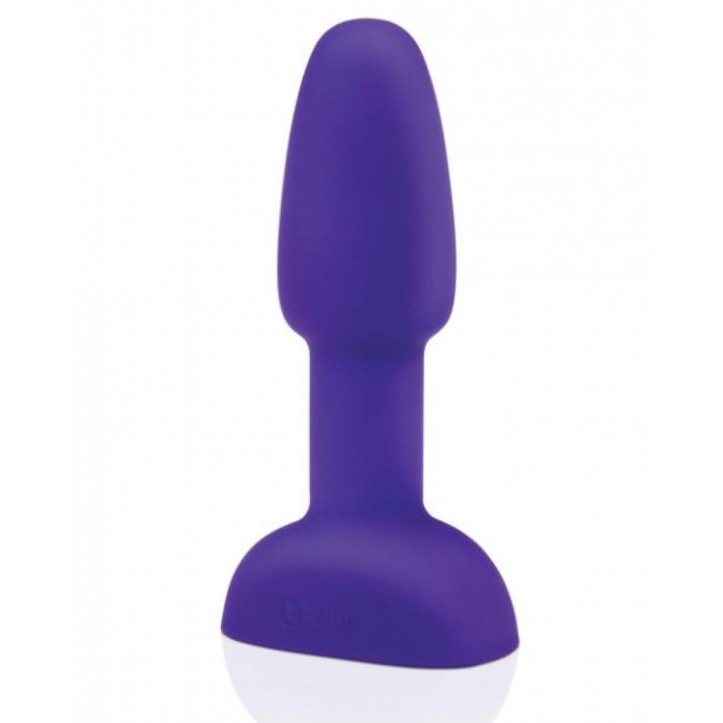 B-Vibe Rimming Petite Purple Butt Plug