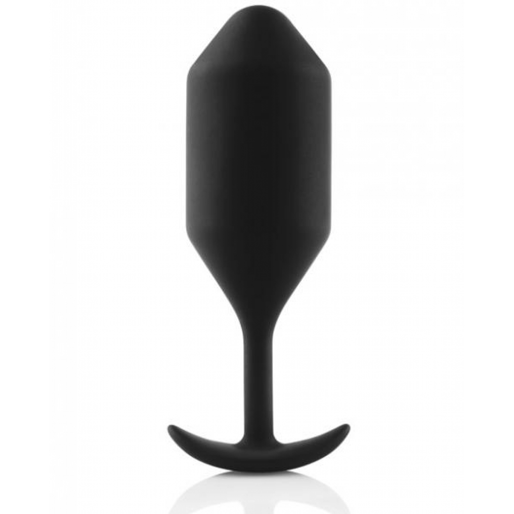 B-Vibe Snug Plug 4 - Black 9oz Weight