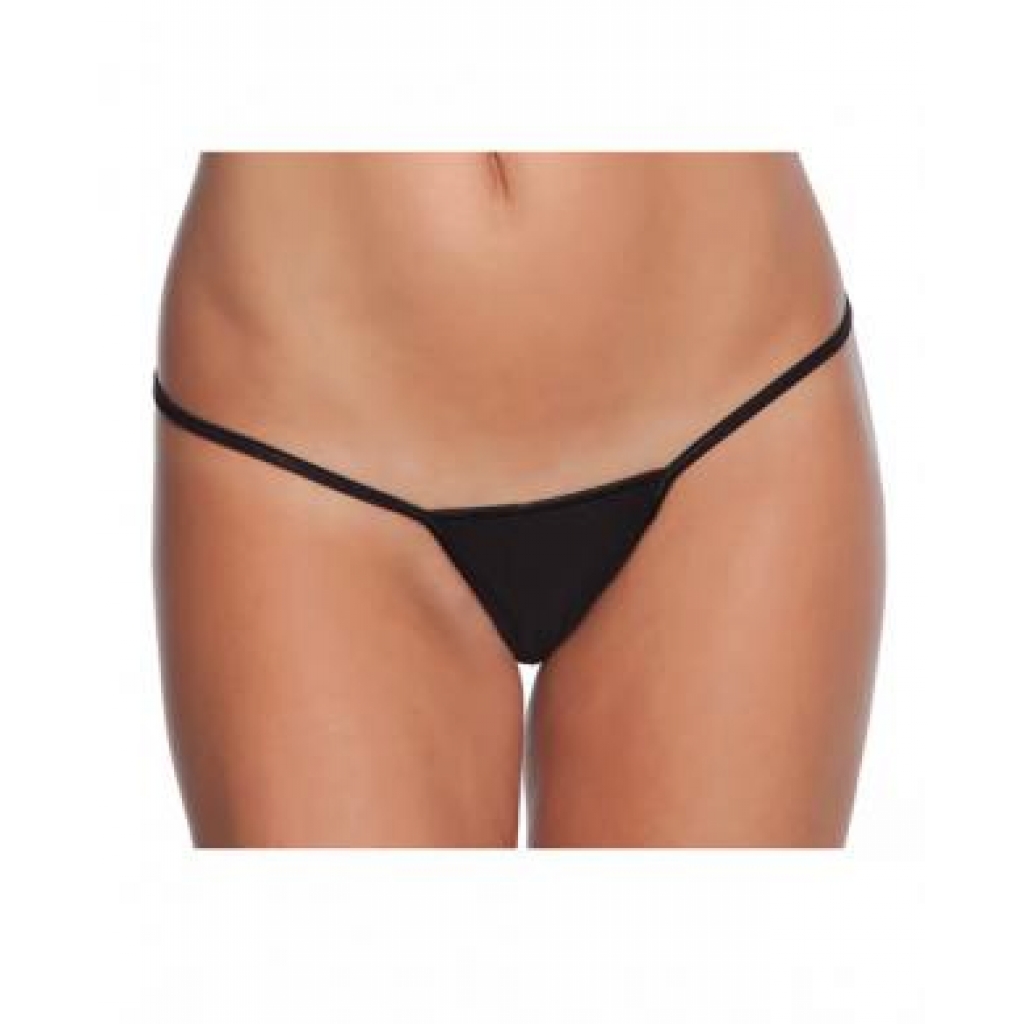 G-String Panty: Black - XL