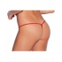 Low Rise Lycra G-String - Red O/S