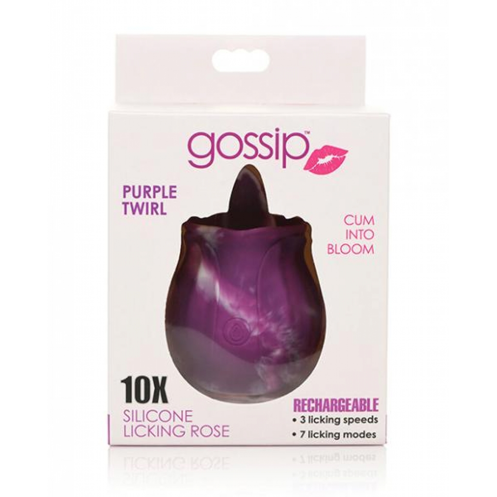 Curve Novelties Gossip Licking Rose - Purple Twirl