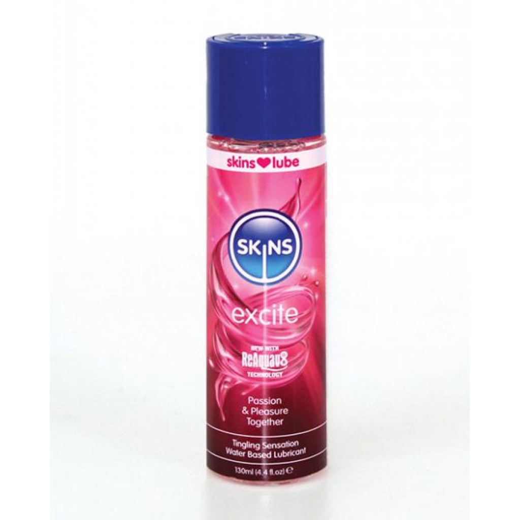 Skins Excite Water Based Lubricant: 4.4 Oz