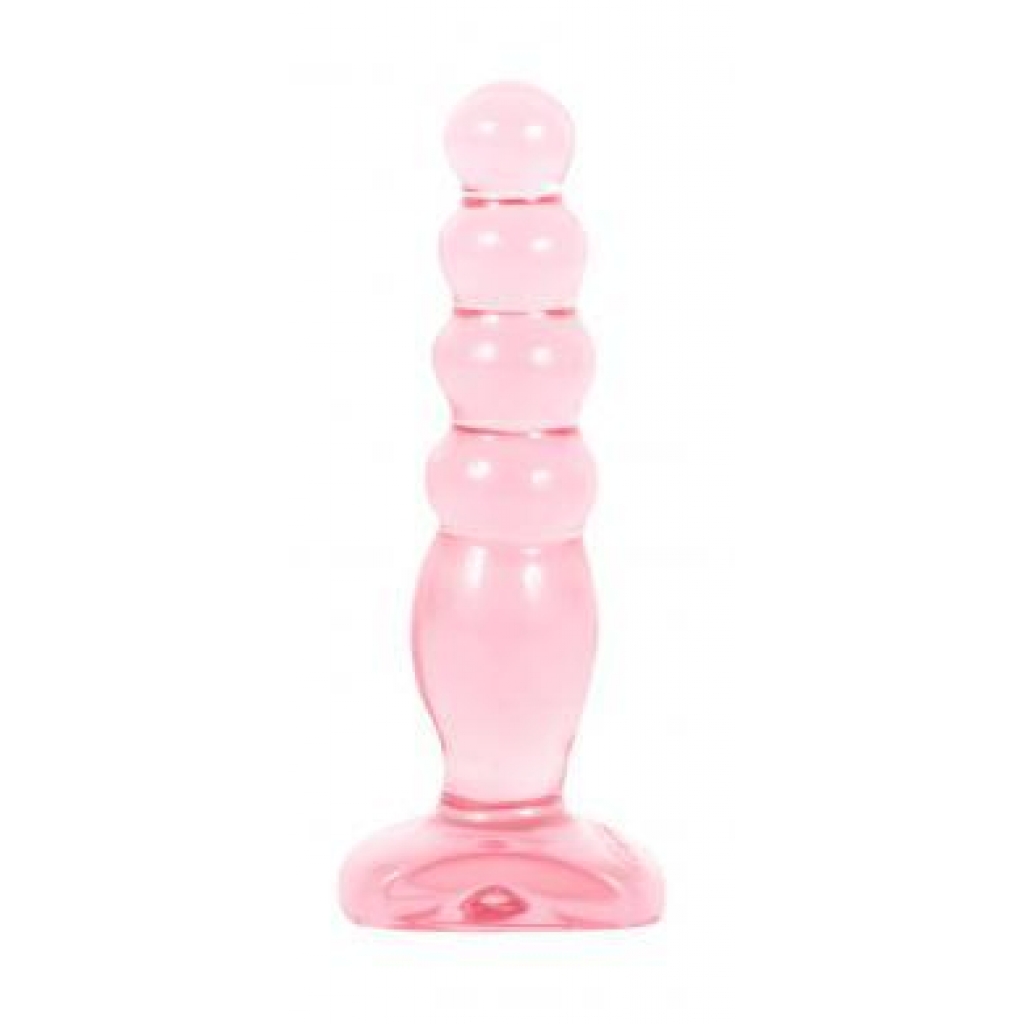 Crystal Jellies Anal Delight Butt Plug - Pink