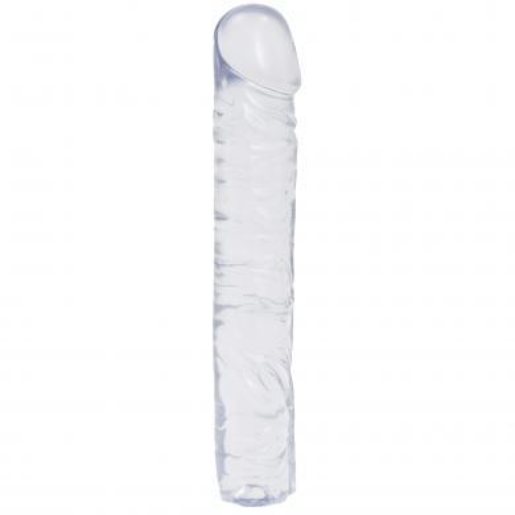 Crystal Jellies Realistic 10-Inch Dildo - Clear