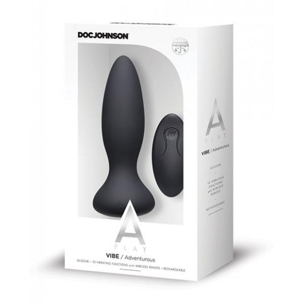 A Play Vibe Rechargeable Anal Plug with Remote