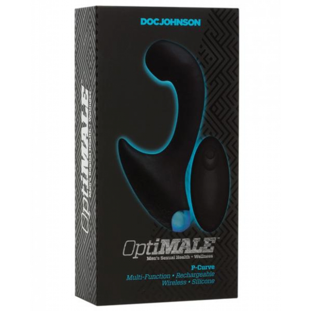 Optimale Vibrating P Massager with Wireless Remote - Black