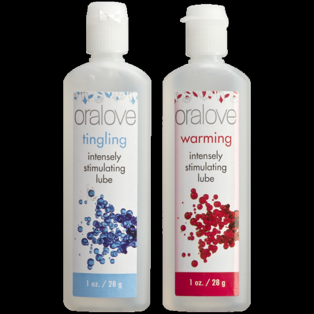 Oralove Delicious Duo Lickable Lubes - Warming & Tingling