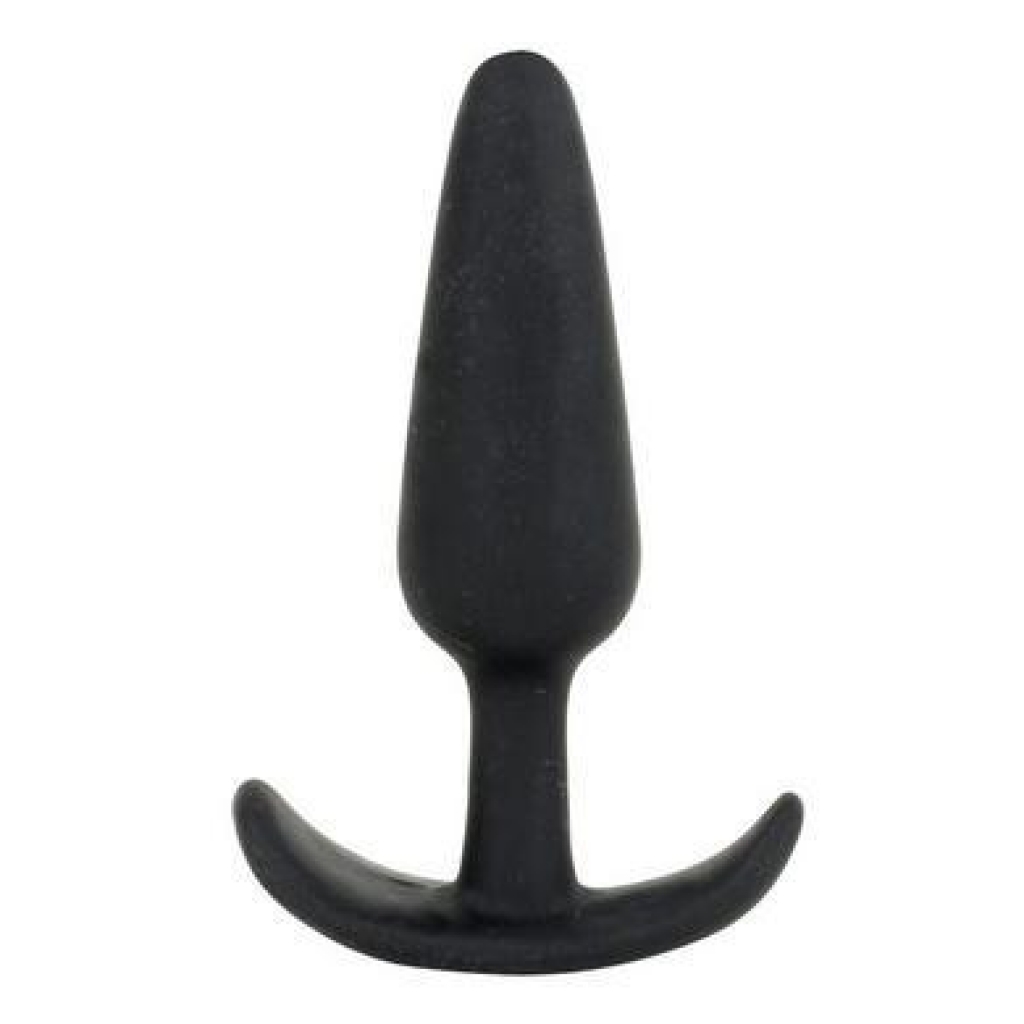 Mood Naughty Medium Silicone Butt Plug - Black