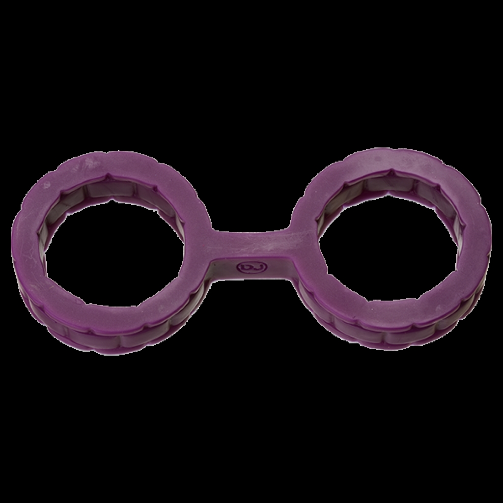 Japanese Bondage Silicone Cuffs - Small (Purple)