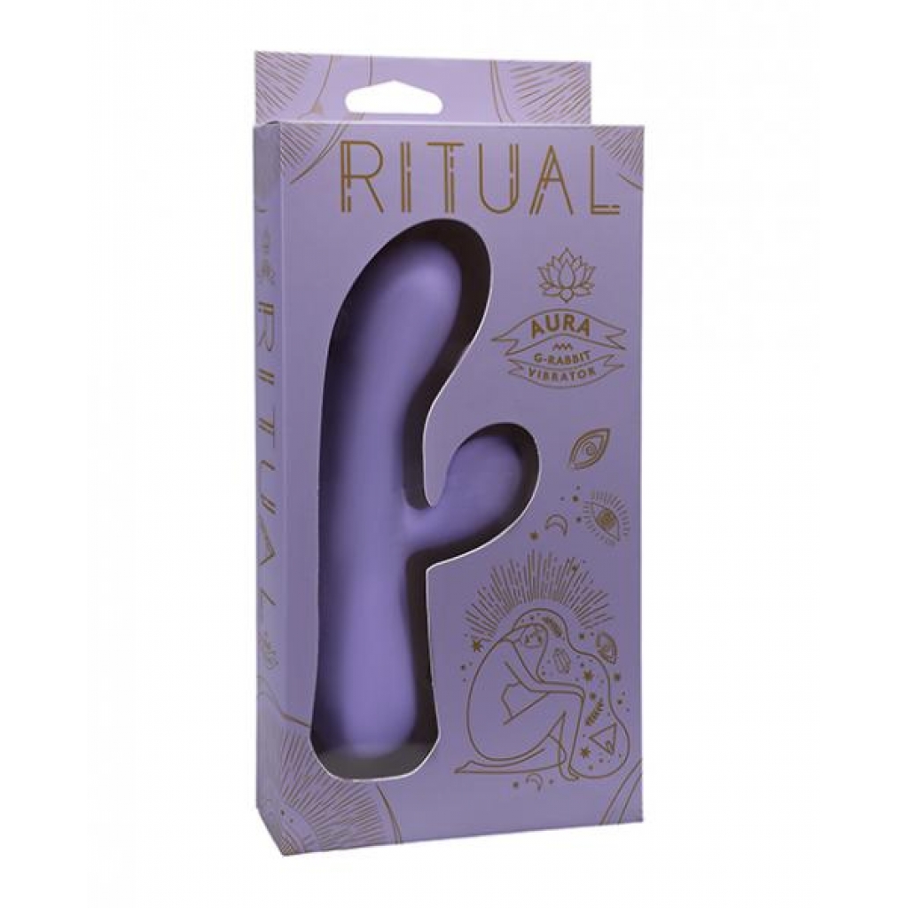 Ritual Aura Rechargeable Silicone Rabbit Vibe - Lilac