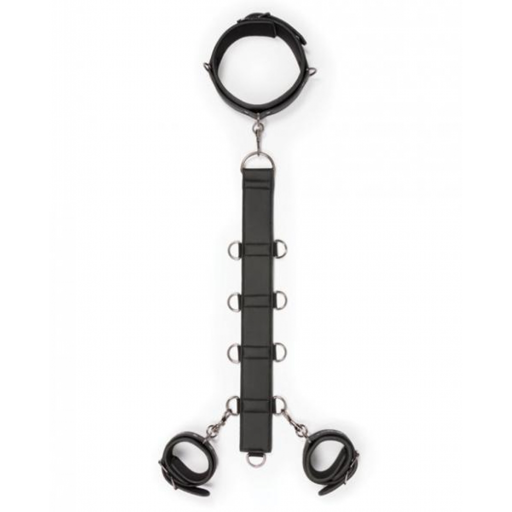 Easy Toys Neck to Wrist Restraint Set - Black