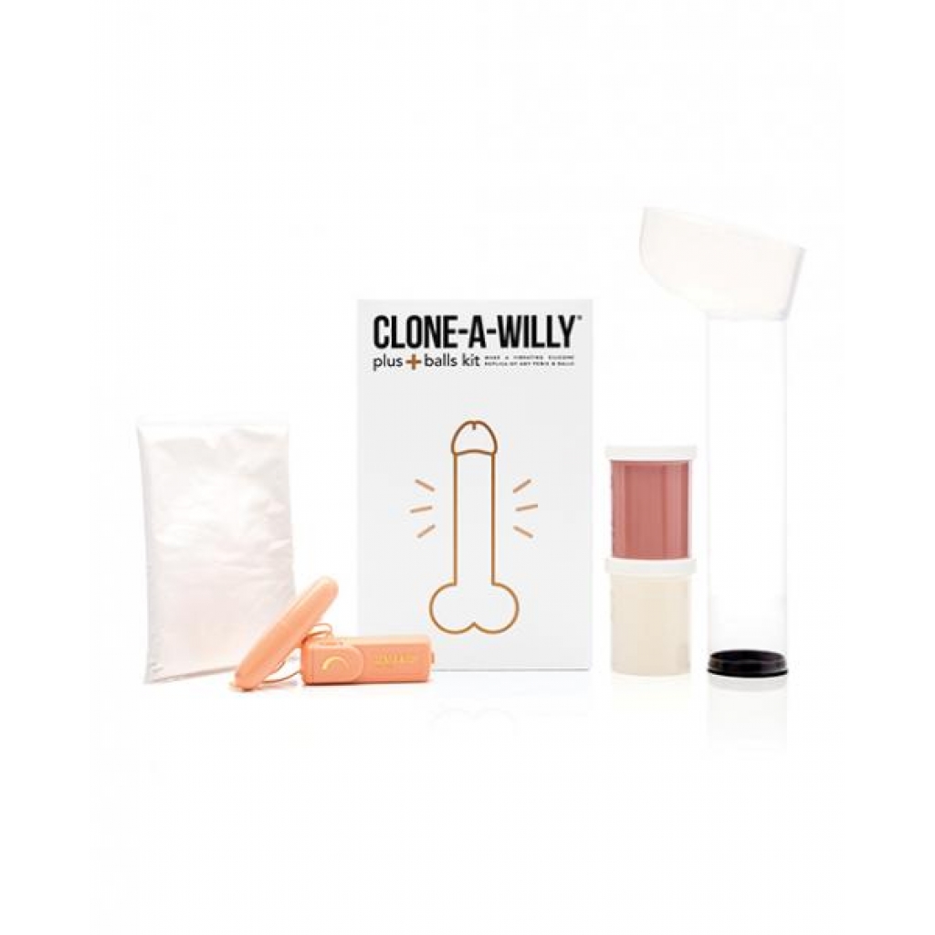 Clone-a-willy Plus+ Balls Kit - Medium Skin Tone