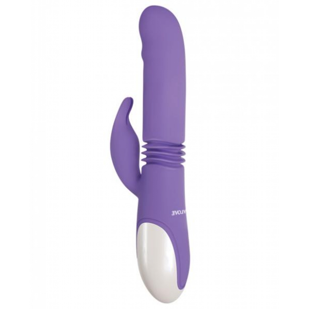 Thick & Thrust Bunny - Dual Stimulating Purple Vibrator