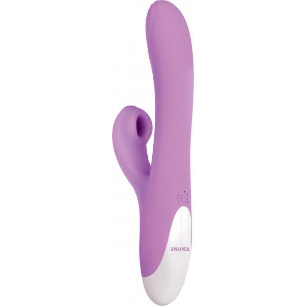 Rechargeable Super Sucker - Purple Rabbit Vibrator