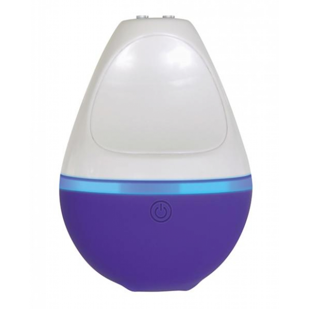 Tiny Dancer Rechargeable Bullet - Purple & White