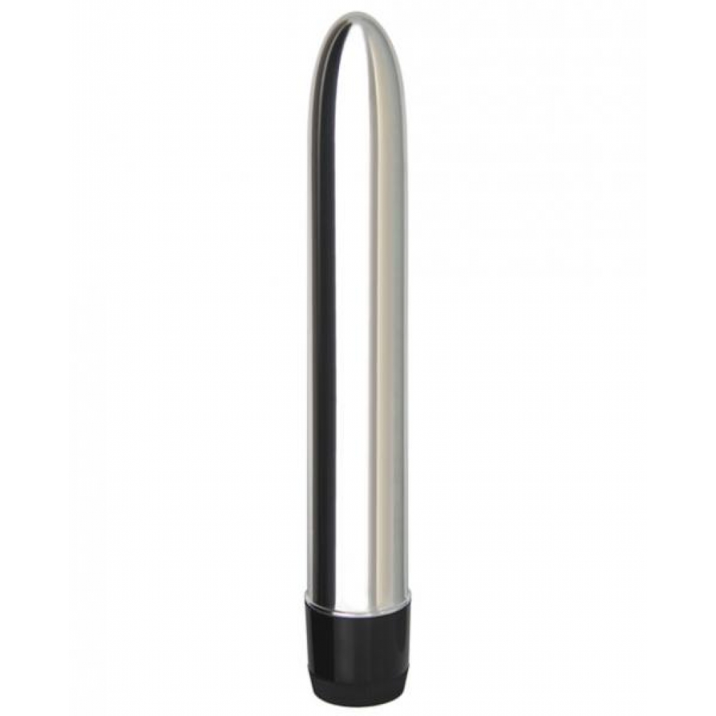 Chrome Classics 7-Inch Metallic Vibrator - Silver