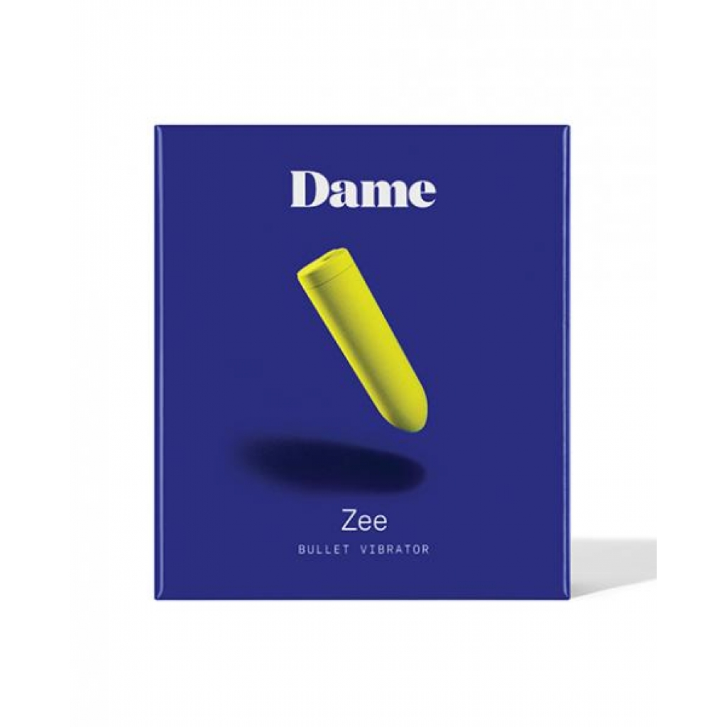 Dame Zee Bullet Vibrator - Citrus