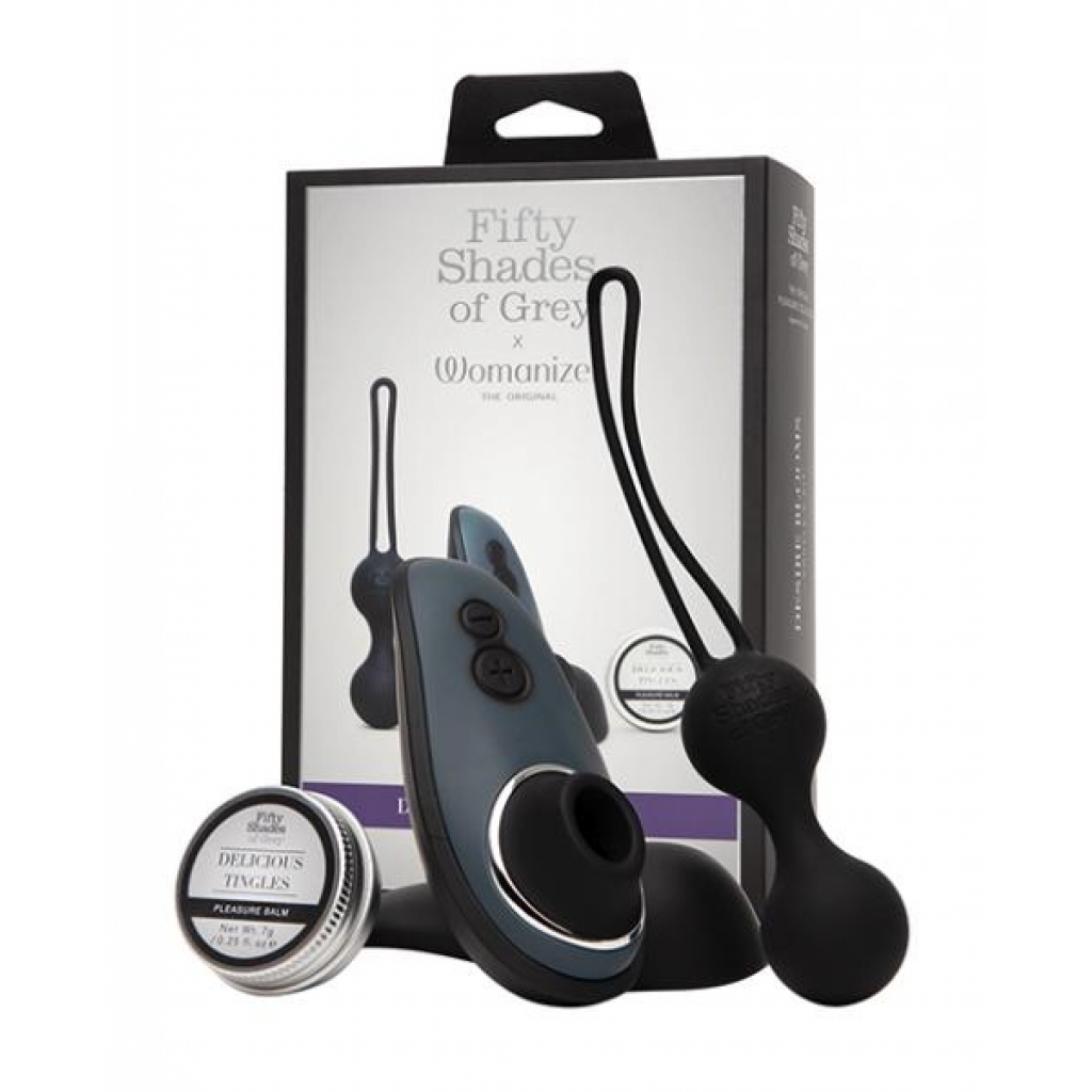 Fifty Shades Of Grey & Womanizer Desire Blooms Kit