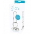 Glas 4 inches Butt Plug Clear Glass