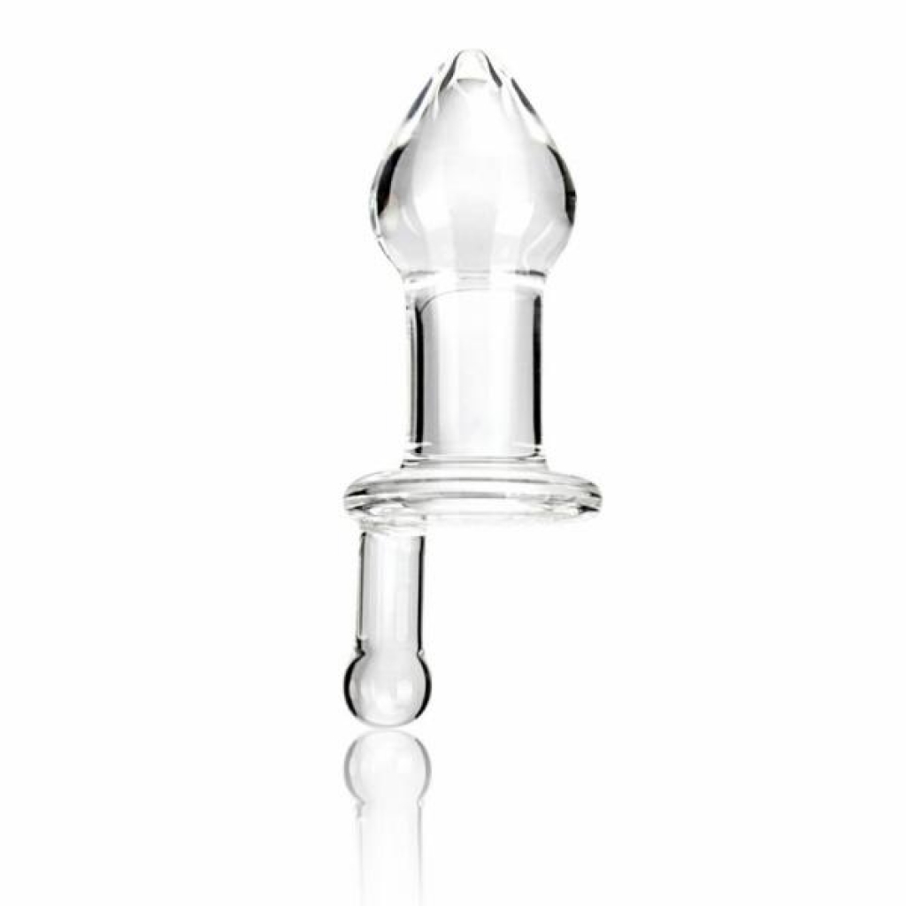 Glas 5 Inch Juicer Clear Glass Butt Plug