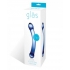 Glas 6 inches Curved G-Spot Glass Dildo Blue