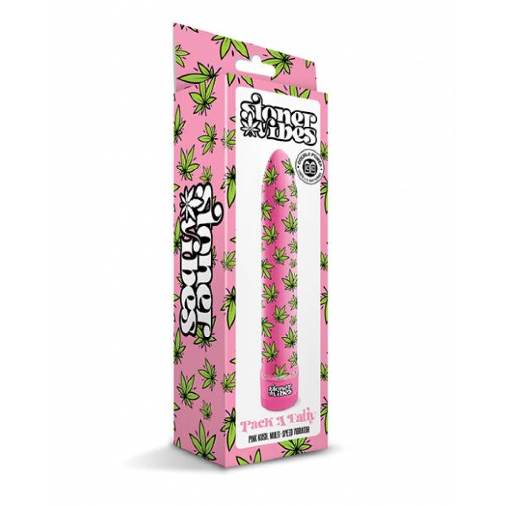 Pack a Fatty: Multi-Speed Cannabis Vibrator - Pink Kush