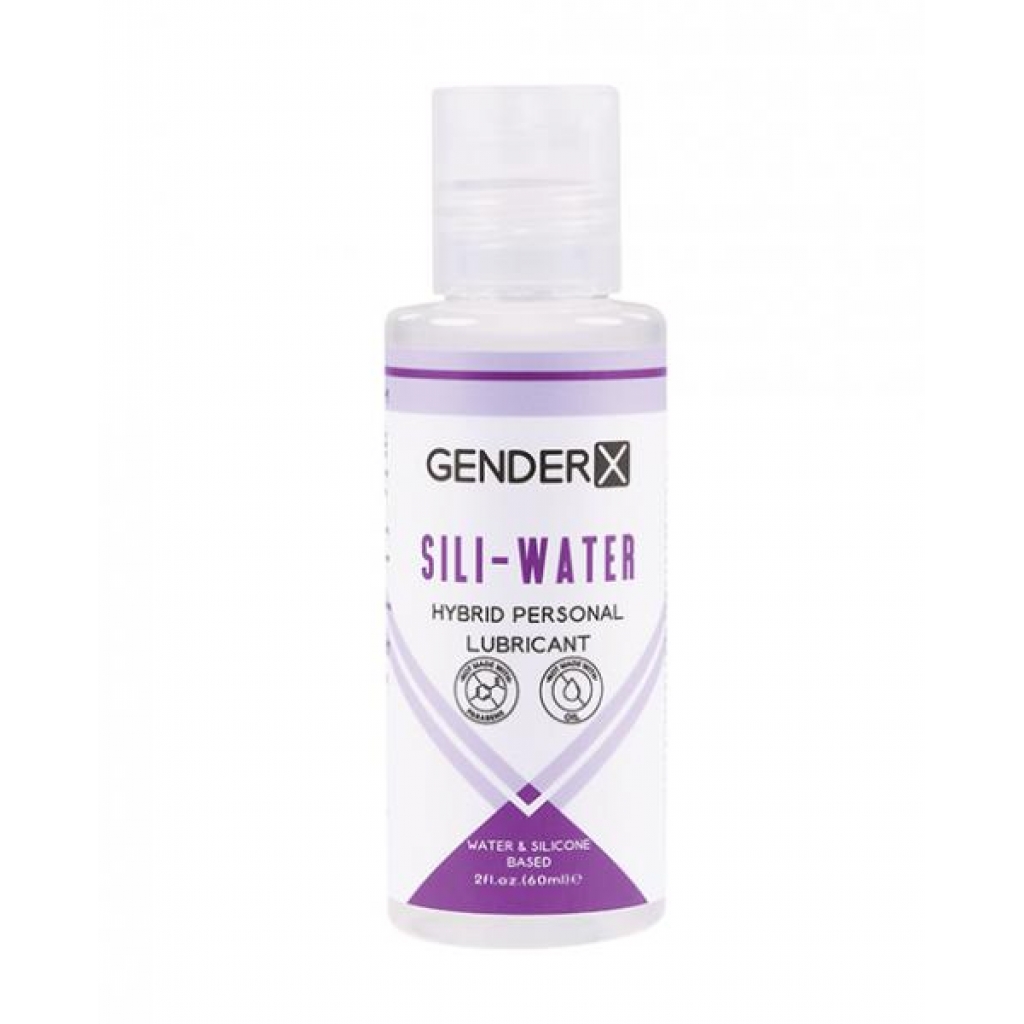 Gender X Sili-Water - 2 Oz Personal Lubricant