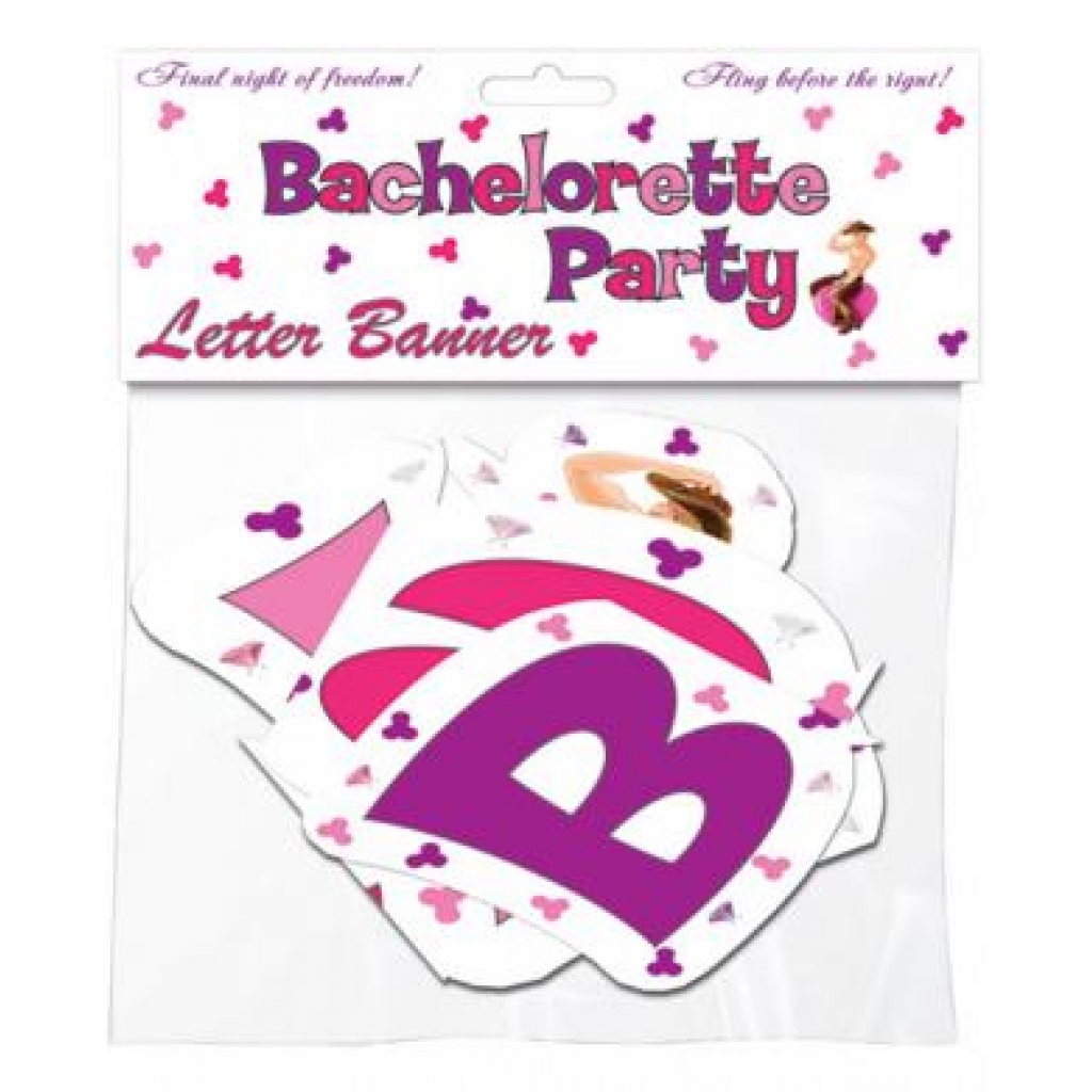 Bachelorette Party Letter Banner