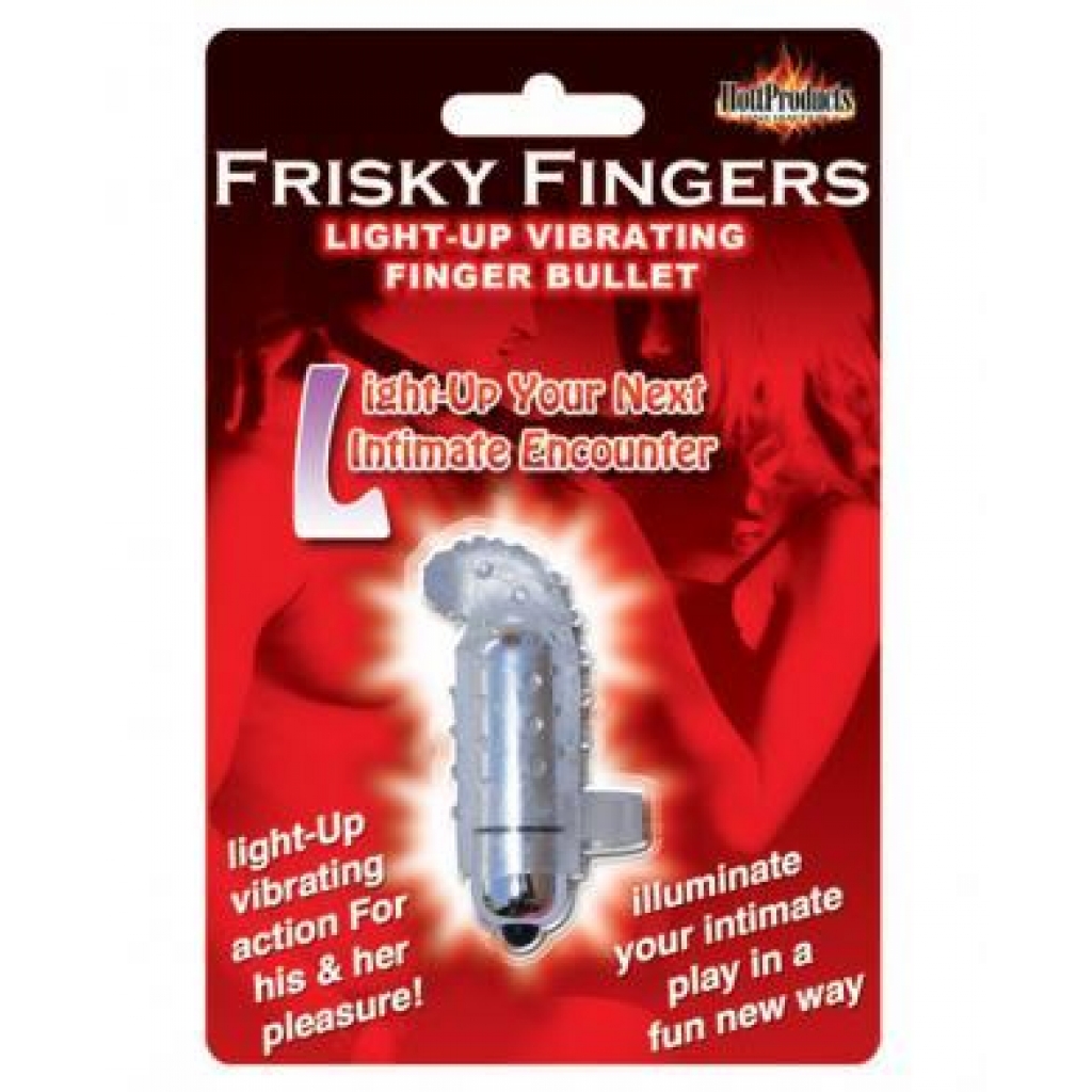 Frisky Finger - Light Up Vibrating Finger Bullet