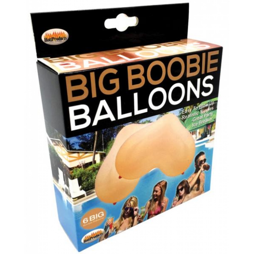 Big Boobie Balloons - 6 Pack