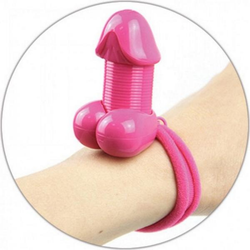 Pecker Lastic Hair Tie - Pink