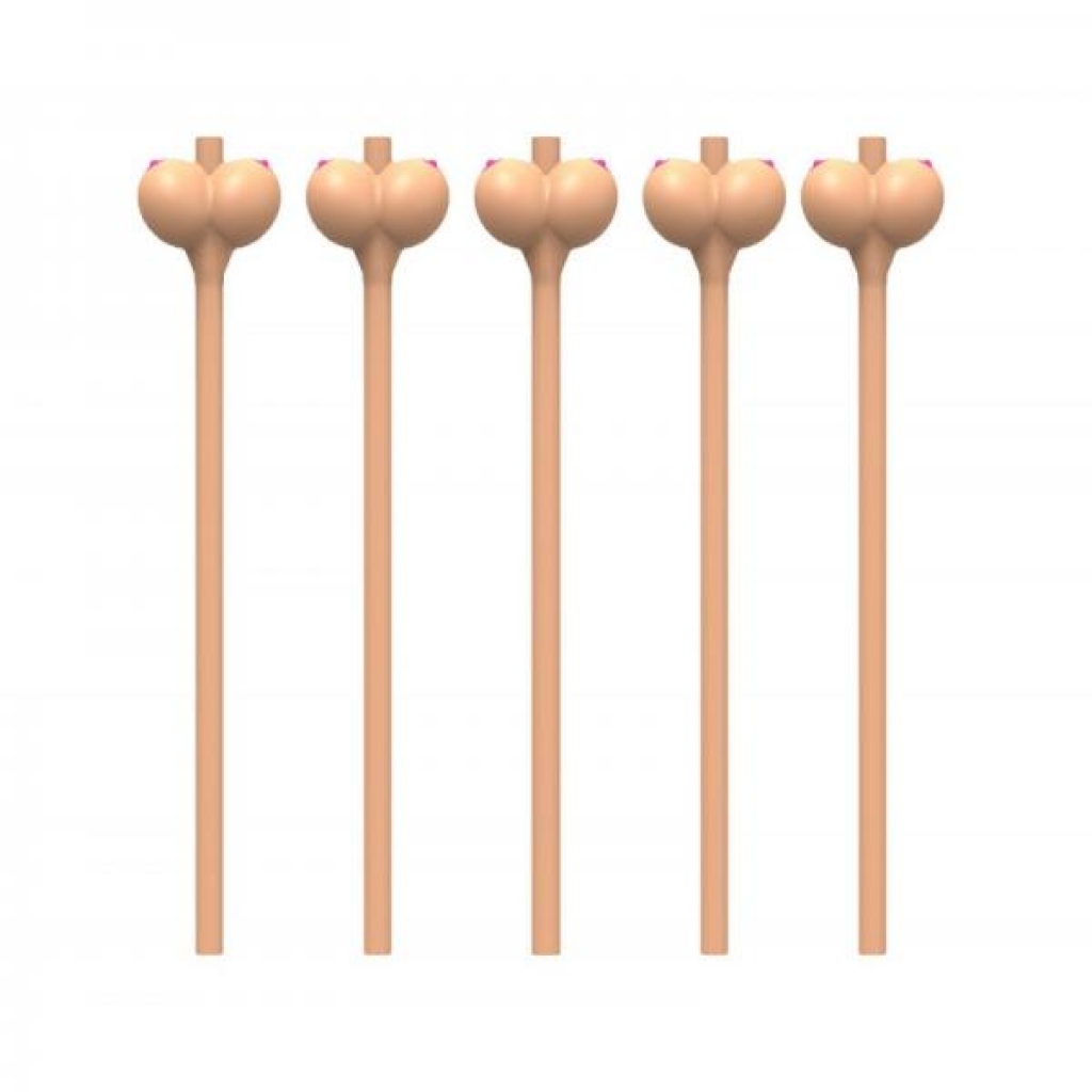 Boobie Straws Beige 6 Pack