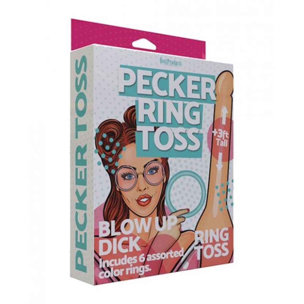 Inflatable Pecker Ring Toss Game Set