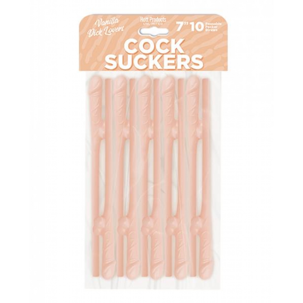 Cock Suckers Pecker Straws - Party Fun