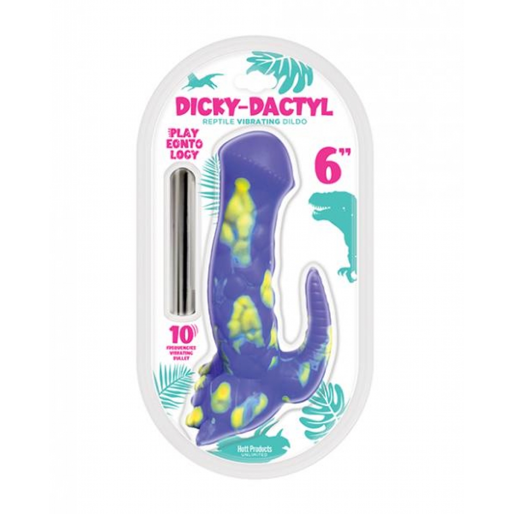 Playeontology Vibrating Dildo - Dicky-dactyl