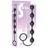 Silicone Anal Beads - Extra Long - Black