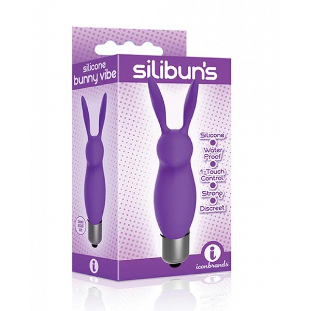 The Nines Silibuns Bunny Bullet Vibrator - Purple