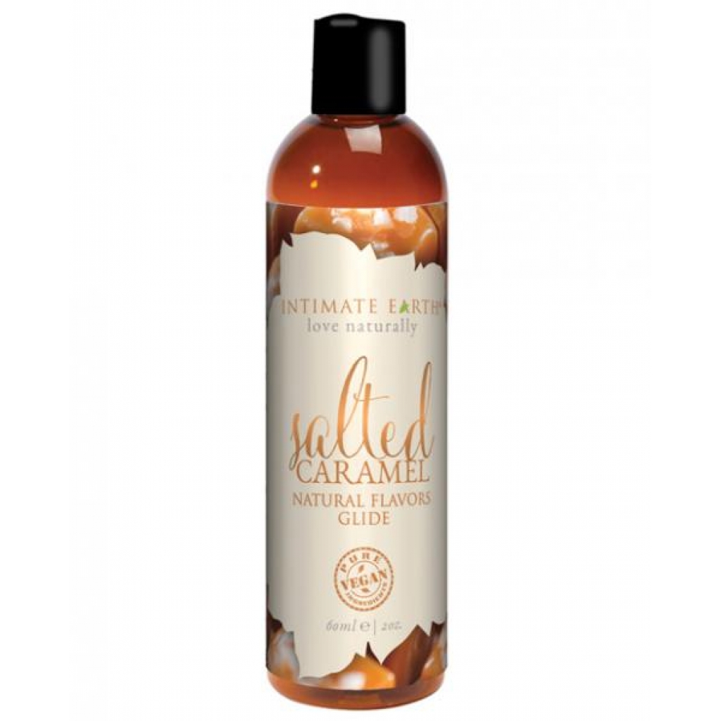 Intimate Earth Natural Flavors Glide - 60ml Salted Caramel