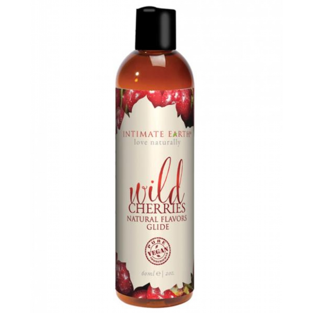 Intimate Earth Natural Flavors Glide - 60ml Wild Cherries