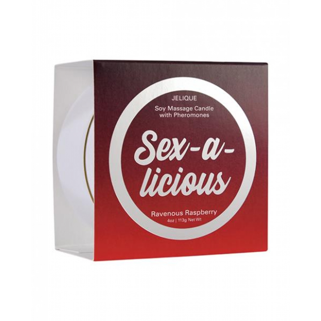 Jelique Massage Candle - 4 Oz Ravenous Raspberry