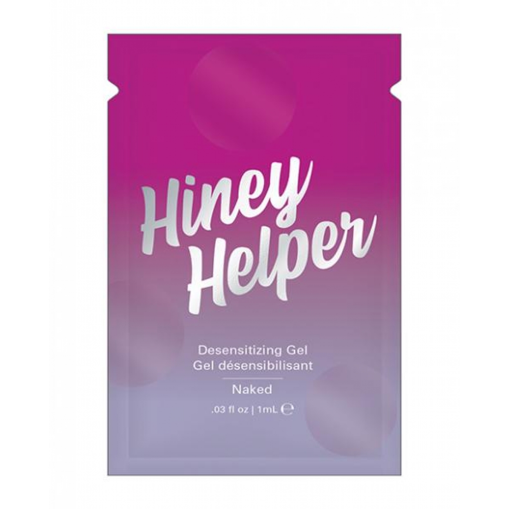 Hiney Helper Foil Anal Desensitizing Gel - Easy Application