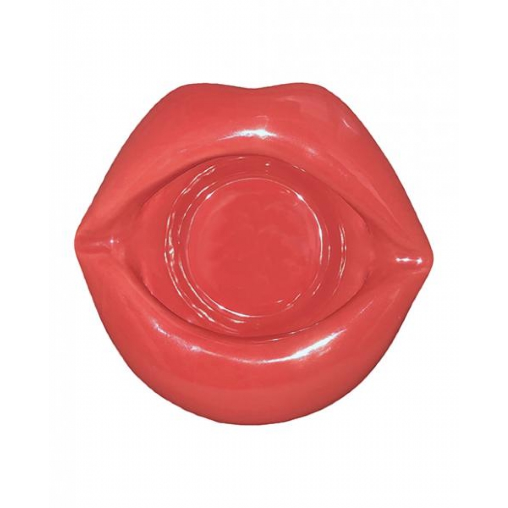 Vibrant Lips Ashtray - Sexy Red