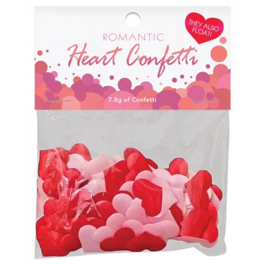 Romantic Heart Confetti - Red, Pink