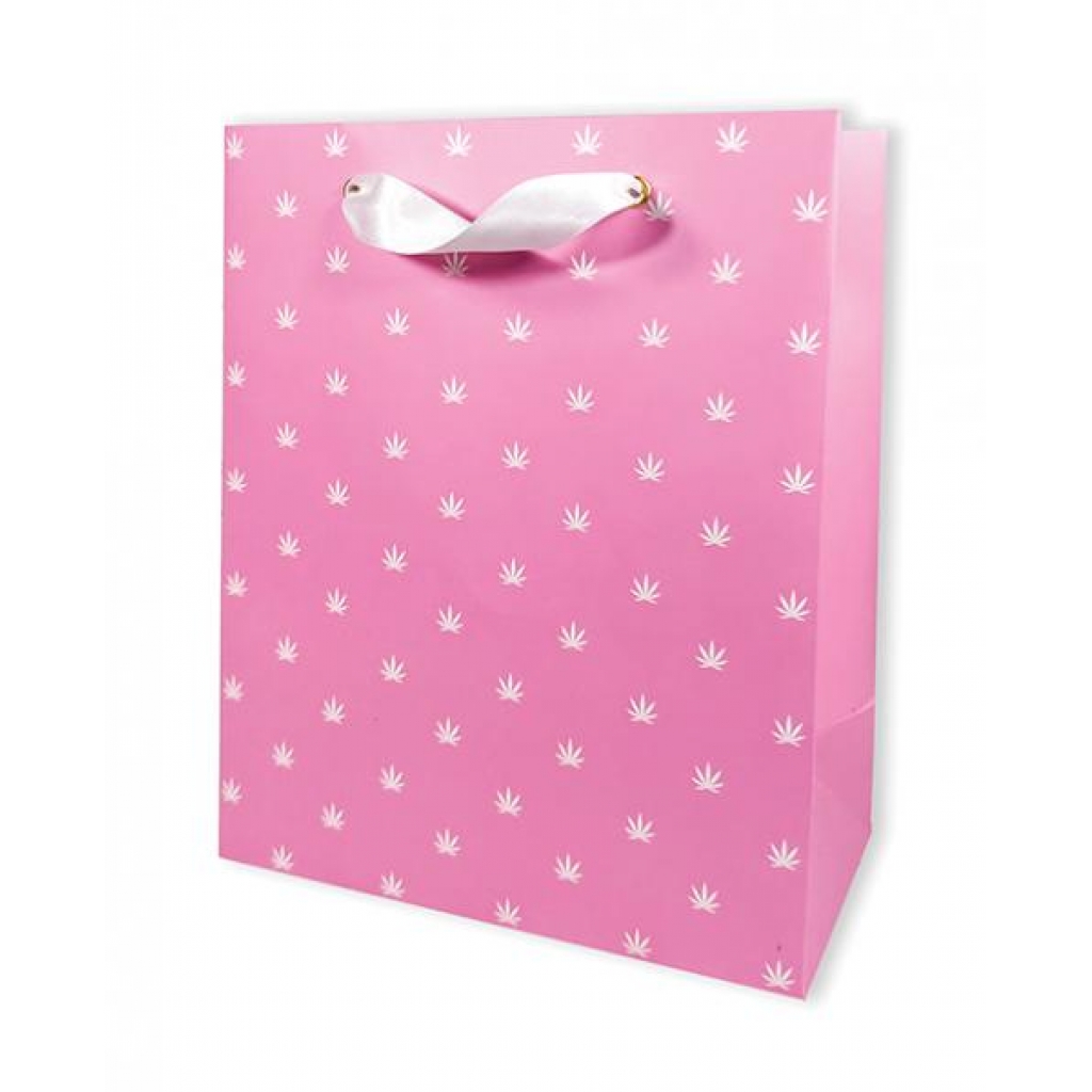 Polka Dot Gift Bag - Pink/White