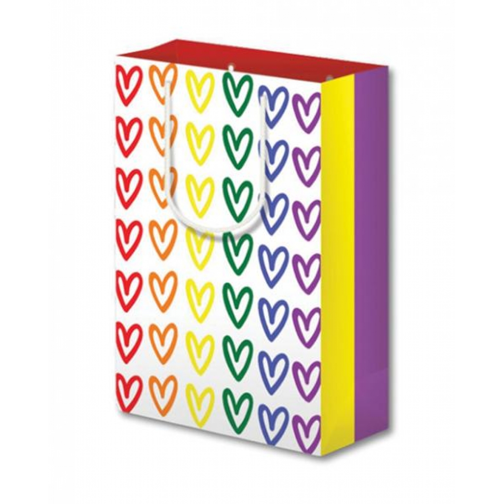 Pride Hearts Gift Bag – Large