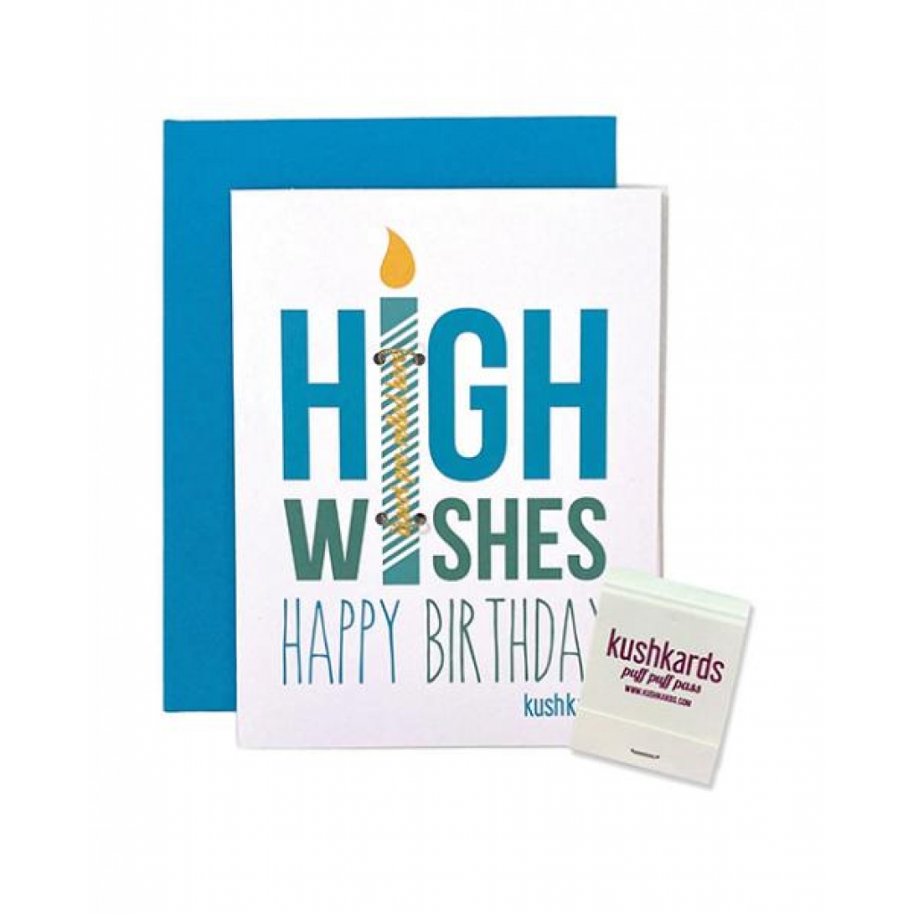 High Wishes Greeting Card with Matchbook