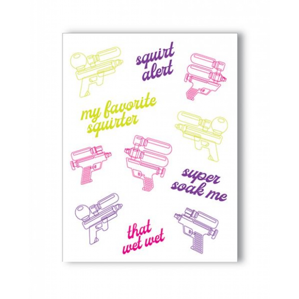 Naughty Greeting Card for Squirters