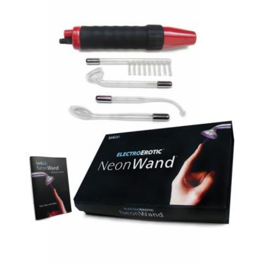 Kinklab Red Handle Neon Wand with Red Electrode