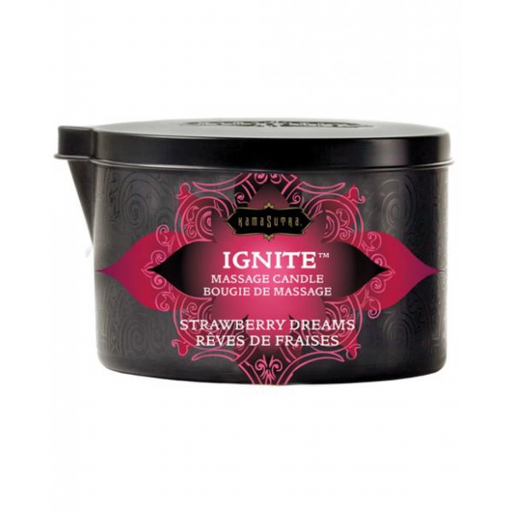 Kama Sutra Massage Candle - Strawberry Dreams