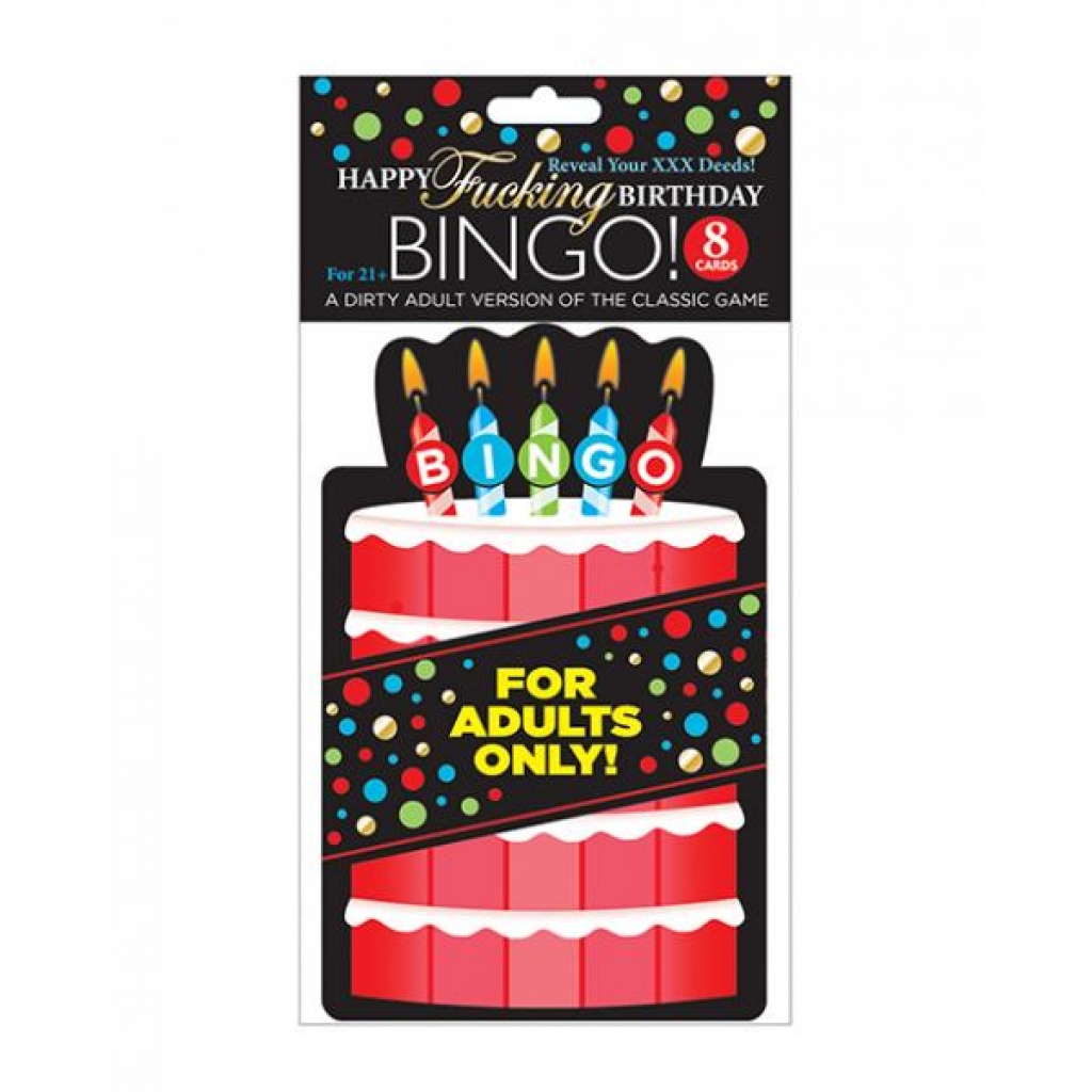 Happy Birthday Bingo Party Game